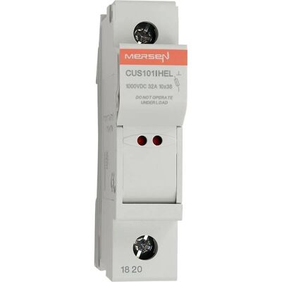 Mersen - CUS101IHEL - 10x38 - DC1000V - Fuse holder Mersen - CUS101IHEL - 10x38 - DC1000V - Fuse holder