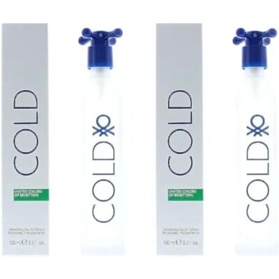 Benetton Cold Eau De Toilette Spray - Unisex 100ml Benetton Cold Eau De Toilette Spray - Unisex 100ml