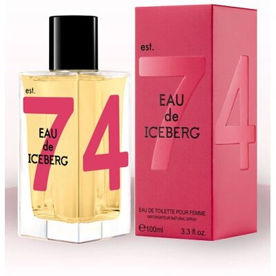 Iceberg Wild Rose 100 ml - Eau de Toilette pour Femmes - Publicité Iceberg Wild Rose 100 ml - Eau de Toilette pour Femmes - Publicité