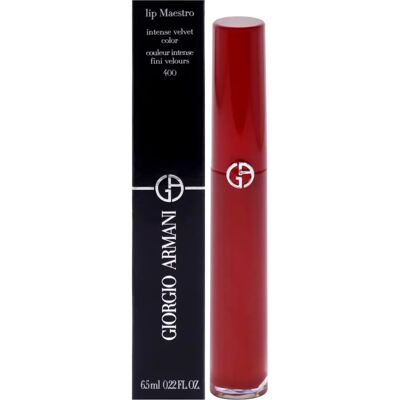 Giorgio Armani Lip Maestro Color Velo de Seda Intenso - Rojo - Lipstick Líquido - 6.5ml Giorgio Armani Lip Maestro Color Velo de Seda Intenso - Rojo - Lipstick Líquido - 6.5ml