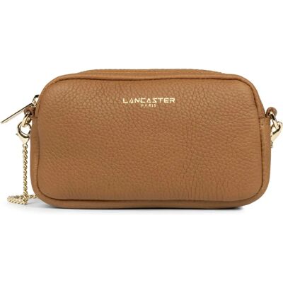 Lancaster Sac Bandoulière Studio Mimi - Marron - Petit - Cuir - Sac - Publicité Lancaster Sac Bandoulière Studio Mimi - Marron - Petit - Cuir - Sac - Publicité