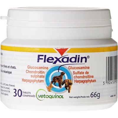 Vétoquinol Flexadin Soutien des Articulations - 30 Comprimés - Publicité Vétoquinol Flexadin Soutien des Articulations - 30 Comprimés - Publicité