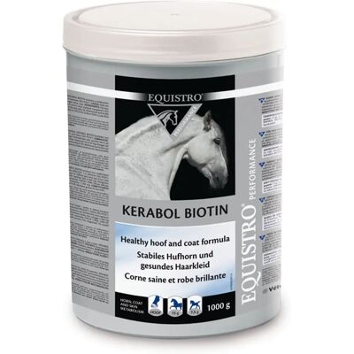 Equistro Kerabol Biotin för Hästar - 1kg Burk Equistro Kerabol Biotin för Hästar - 1kg Burk