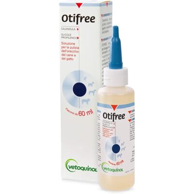 Vetoquinol Otifree Soluzione Auricolare Cani e Gatti - 60ml - Igiene Auricolare Vetoquinol Otifree Soluzione Auricolare Cani e Gatti - 60ml - Igiene Auricolare