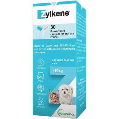 Vetoquinol Zylkene Stress Relief Kapseln - Haustierhilfe Vetoquinol Zylkene Stress Relief Kapseln - Haustierhilfe