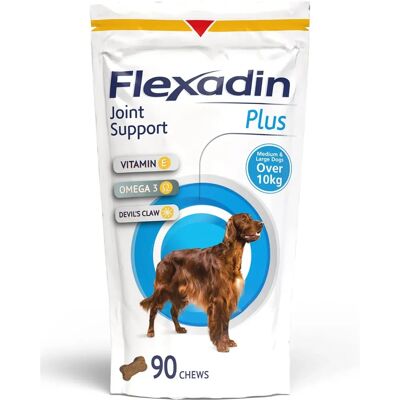 Vetoquinol Flexadin Plus perros medianos y grandes <10 kg - 90 pcs Vetoquinol Flexadin Plus perros medianos y grandes <10 kg - 90 pcs