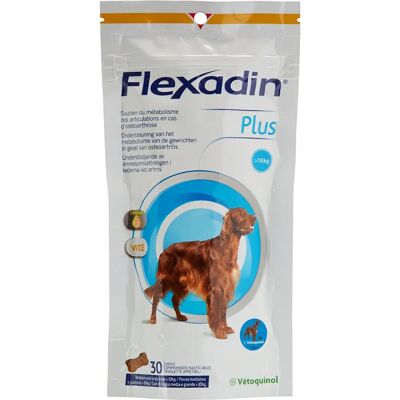 Vétoquinol Flexadin Plus Grands Chiens - Soutien Articulations - Publicité Vétoquinol Flexadin Plus Grands Chiens - Soutien Articulations - Publicité