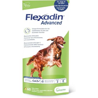 Vétoquinol Flexadin Advanced Opieki nad stawami psów - 60 Tabletek Vétoquinol Flexadin Advanced Opieki nad stawami psów - 60 Tabletek
