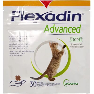 Vetoquinol Flexadin Advanced Masticables para gatos - suplemento articular Vetoquinol Flexadin Advanced Masticables para gatos - suplemento articular