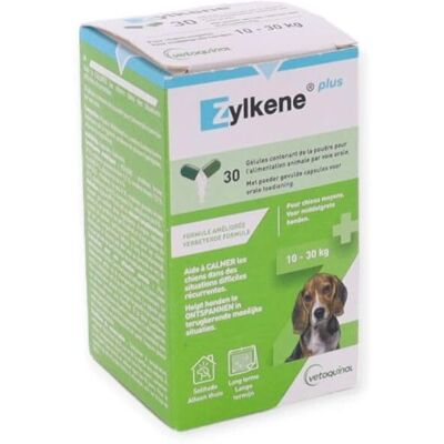 Vetoquinol Zylkène Plus 225mg Supplément pour Chiens - Réduction du Stress - Publicité Vetoquinol Zylkène Plus 225mg Supplément pour Chiens - Réduction du Stress - Publicité