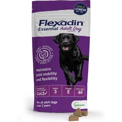 Vetoquinol Flexadin Dospělý Pes 60 Žvýkacích Tablet Vetoquinol Flexadin Dospělý Pes 60 Žvýkacích Tablet