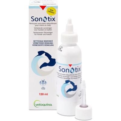 Vetoquinol Sonotix - Ohrreiniger für Hunde & Katzen 120ml Vetoquinol Sonotix - Ohrreiniger für Hunde & Katzen 120ml