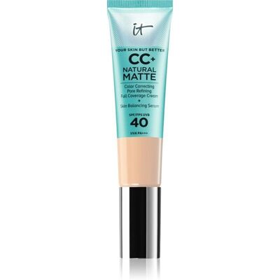 IT Cosmetics La Tua Pelle Ma Meglio CC Plus Crema Mat Naturale SPF40 (32 ml) - Chiaro IT Cosmetics La Tua Pelle Ma Meglio CC Plus Crema Mat Naturale SPF40 (32 ml) - Chiaro