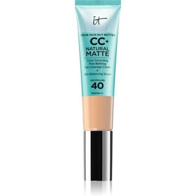 IT Cosmetics La tua pelle ma migliore CC Plus Cream Natural Matte SPF40 (32 ml) - Chiaro Medio IT Cosmetics La tua pelle ma migliore CC Plus Cream Natural Matte SPF40 (32 ml) - Chiaro Medio