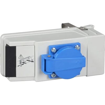 Adaptateur de sortie Schneider Electric KBC16DCP2 - 16A, Schuko, Gris - Publicité Adaptateur de sortie Schneider Electric KBC16DCP2 - 16A, Schuko, Gris - Publicité