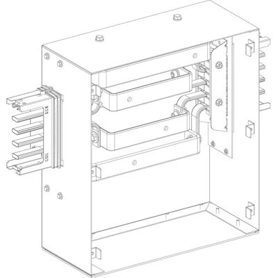 Schneider Electric KSA250ABT4 Boîte de distribution - 250A, Blanc, Alimentation centrale - Publicité Schneider Electric KSA250ABT4 Boîte de distribution - 250A, Blanc, Alimentation centrale - Publicité