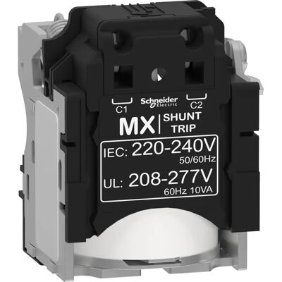 YOKI Schneider LV429387 - Bobine de Disjoncteur Fixe MX - 220-240V/208-277V - Gris - Distribution électrique YOKI Schneider LV429387 - Bobine de Disjoncteur Fixe MX - 220-240V/208-277V - Gris - Distribution électrique