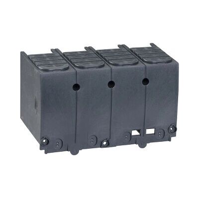 Schneider Electric LV438327 Bloque de bornes - 4P Negro Schneider Electric LV438327 Bloque de bornes - 4P Negro