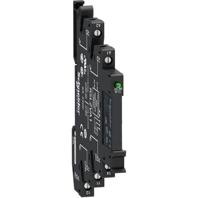 Schneider Electric RSL1PVBU Interface Relay - Slim, 1W, 6A, LED, 24VAC/DC Schneider Electric RSL1PVBU Interface Relay - Slim, 1W, 6A, LED, 24VAC/DC
