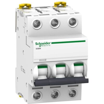 Schneider Electric Acti9 3P 1A Interruptor Automático - Distribución Baja Tensión Schneider Electric Acti9 3P 1A Interruptor Automático - Distribución Baja Tensión