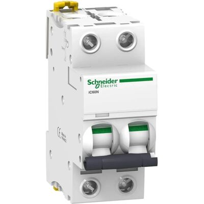 Schneider Electric A9F75210 - Interruptor automático - 10A - Blanco Schneider Electric A9F75210 - Interruptor automático - 10A - Blanco