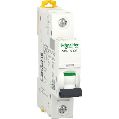 Interruptor automático Schneider Electric A9F94132 - 32A, Curva C, Montaje en DIN Interruptor automático Schneider Electric A9F94132 - 32A, Curva C, Montaje en DIN