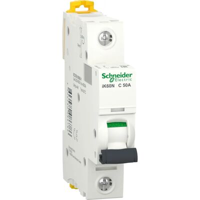 Schneider Electric A9K24150 Interruptor - 50A, Blanco, Carril DIN Schneider Electric A9K24150 Interruptor - 50A, Blanco, Carril DIN