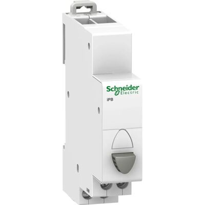 Schneider Electric Acti 9 iPB Panel de Botón - 1P Gris Schneider Electric Acti 9 iPB Panel de Botón - 1P Gris