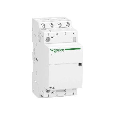 Schneider Electric A9C20834 Kontaktor - 25A, 4-polig, 220-240V AC Schneider Electric A9C20834 Kontaktor - 25A, 4-polig, 220-240V AC