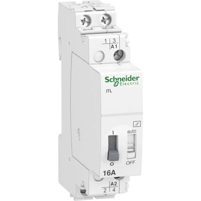 Schneider Electric A9C30812 Relé eléctrico blanco - Control de iluminación Schneider Electric A9C30812 Relé eléctrico blanco - Control de iluminación