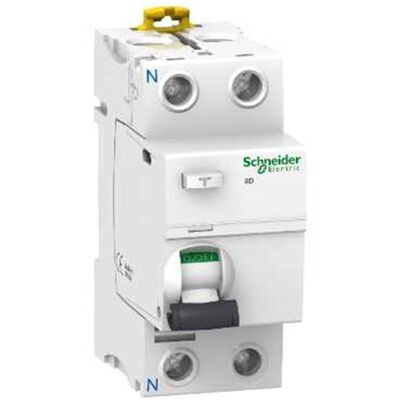 Schneider Electric Schneider A9R41225 Acti9, Interruptor Diferencial 2P 25A 30mA - Dispositivo de Corriente Residual Schneider Electric Schneider A9R41225 Acti9, Interruptor Diferencial 2P 25A 30mA - Dispositivo de Corriente Residual