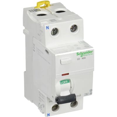 Schneider Electric A9R61240 Interruptor diferencial - 40A, 30mA, Tipo A Schneider Electric A9R61240 Interruptor diferencial - 40A, 30mA, Tipo A
