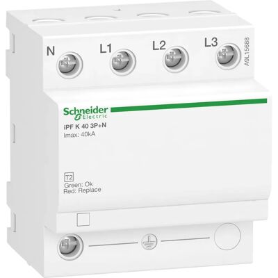 Schneider Electric A9L15688 Überspannungsschutz - Typ 2, 3P+N, 40kA Schneider Electric A9L15688 Überspannungsschutz - Typ 2, 3P+N, 40kA