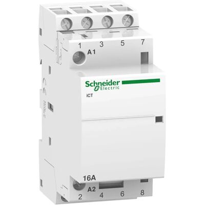 Schneider Electric A9C22814 Contactor - 16A 4NO 230V - Acti9 iCT Schneider Electric A9C22814 Contactor - 16A 4NO 230V - Acti9 iCT