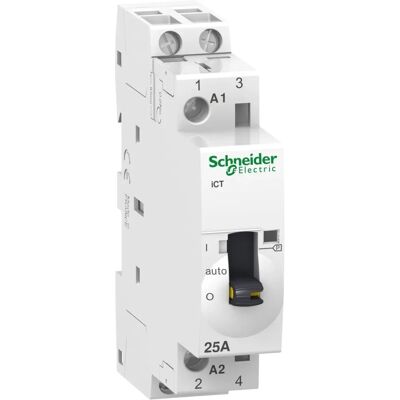 Schneider Electric A9C25732 Contacteur 25A 2NO - Commande manuelle & à distance - Publicité Schneider Electric A9C25732 Contacteur 25A 2NO - Commande manuelle & à distance - Publicité