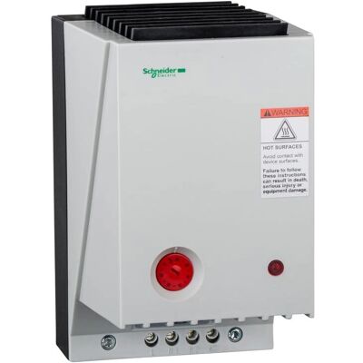Chauffage PTC ClimaSys de Schneider Electric - IP20 - 550W - Gris - Publicité Chauffage PTC ClimaSys de Schneider Electric - IP20 - 550W - Gris - Publicité