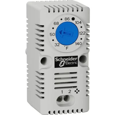 Schneider Electric NSYCCOTHOF - Thermostat à Contact Ouvert Bleu Schneider Electric NSYCCOTHOF - Thermostat à Contact Ouvert Bleu