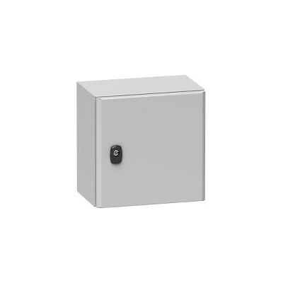 Schneider Electric NSYS3D5425 Armario de potencia - Acero, Gris, 500x400x250 mm Schneider Electric NSYS3D5425 Armario de potencia - Acero, Gris, 500x400x250 mm