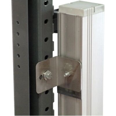 Schneider Electric NSYAPUB Rack-Zubehör - Set 2 Stützen, Grau Schneider Electric NSYAPUB Rack-Zubehör - Set 2 Stützen, Grau