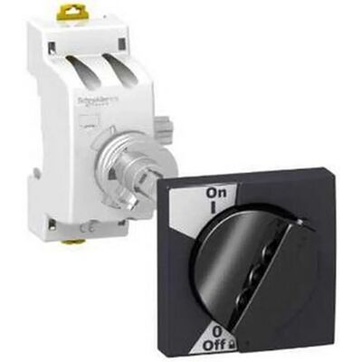 Schneider Electric A9A27005 - Poignée rotative pour Acti9 - Noire - Accessoire - Publicité Schneider Electric A9A27005 - Poignée rotative pour Acti9 - Noire - Accessoire - Publicité