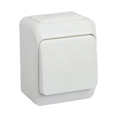 Schneider Electric Unica WDE007721 Vit tryckknappsbrytare - Brytare Schneider Electric Unica WDE007721 Vit tryckknappsbrytare - Brytare
