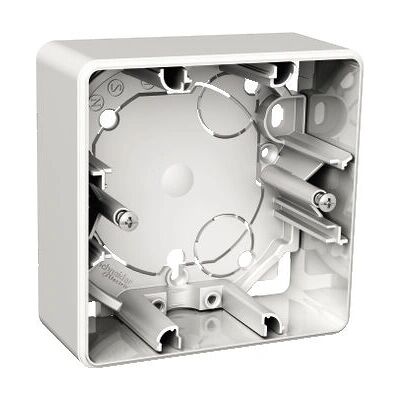 Schneider Electric Unica WDE008261 vägguttagslåda - Vit Schneider Electric Unica WDE008261 vägguttagslåda - Vit