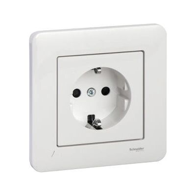 Schneider Electric WDE008276 Valkoinen pistorasia - Socket Outlet Schneider Electric WDE008276 Valkoinen pistorasia - Socket Outlet