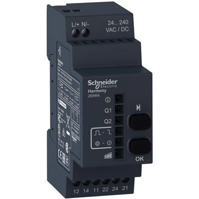 Schneider Electric ZBRRA - Programmierbarer AC/DC Empfänger - 2 Relais Schneider Electric ZBRRA - Programmierbarer AC/DC Empfänger - 2 Relais