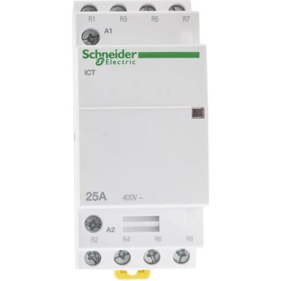 Schneider Electric Kontaktor A9C20837 - 4-polig 25A 230V AC - HVAC Steuerung Schneider Electric Kontaktor A9C20837 - 4-polig 25A 230V AC - HVAC Steuerung