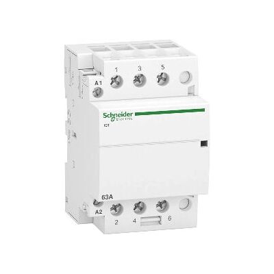 Schneider Electric A9C20863 - Relais 63A, 3NO, Montage DIN - Publicité Schneider Electric A9C20863 - Relais 63A, 3NO, Montage DIN - Publicité