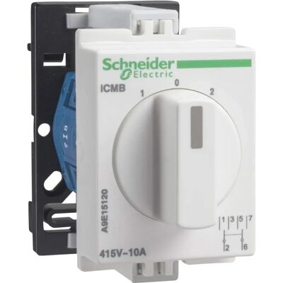 Schneider Electric A9E15120 - Commutateur rotatif 3 positions - Blanc - Publicité Schneider Electric A9E15120 - Commutateur rotatif 3 positions - Blanc - Publicité