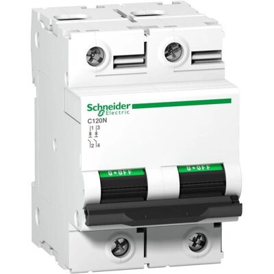 Schneider Electric A9N18346 - Interruptor automático 2P 100A curva B Schneider Electric A9N18346 - Interruptor automático 2P 100A curva B