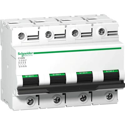 Schneider Electric Schneider Automatsikring C120n 4 Pol 125A - Disyuntor Schneider Electric Schneider Automatsikring C120n 4 Pol 125A - Disyuntor