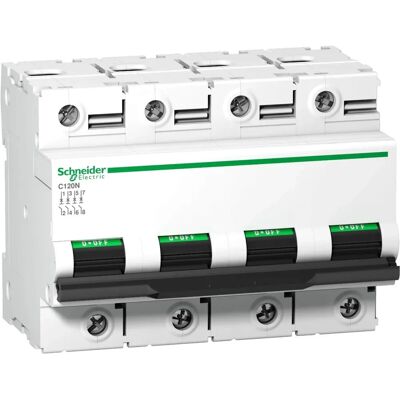 Schneider Electric C120N 4P 80A Disyuntor - Tipo C Schneider Electric C120N 4P 80A Disyuntor - Tipo C